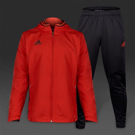 adidas herren sportanzug präsentationsanzug condivo 16 gr.xl günstig|Adidas Condivo 16 Präsentationsanzug rot/schwarz .